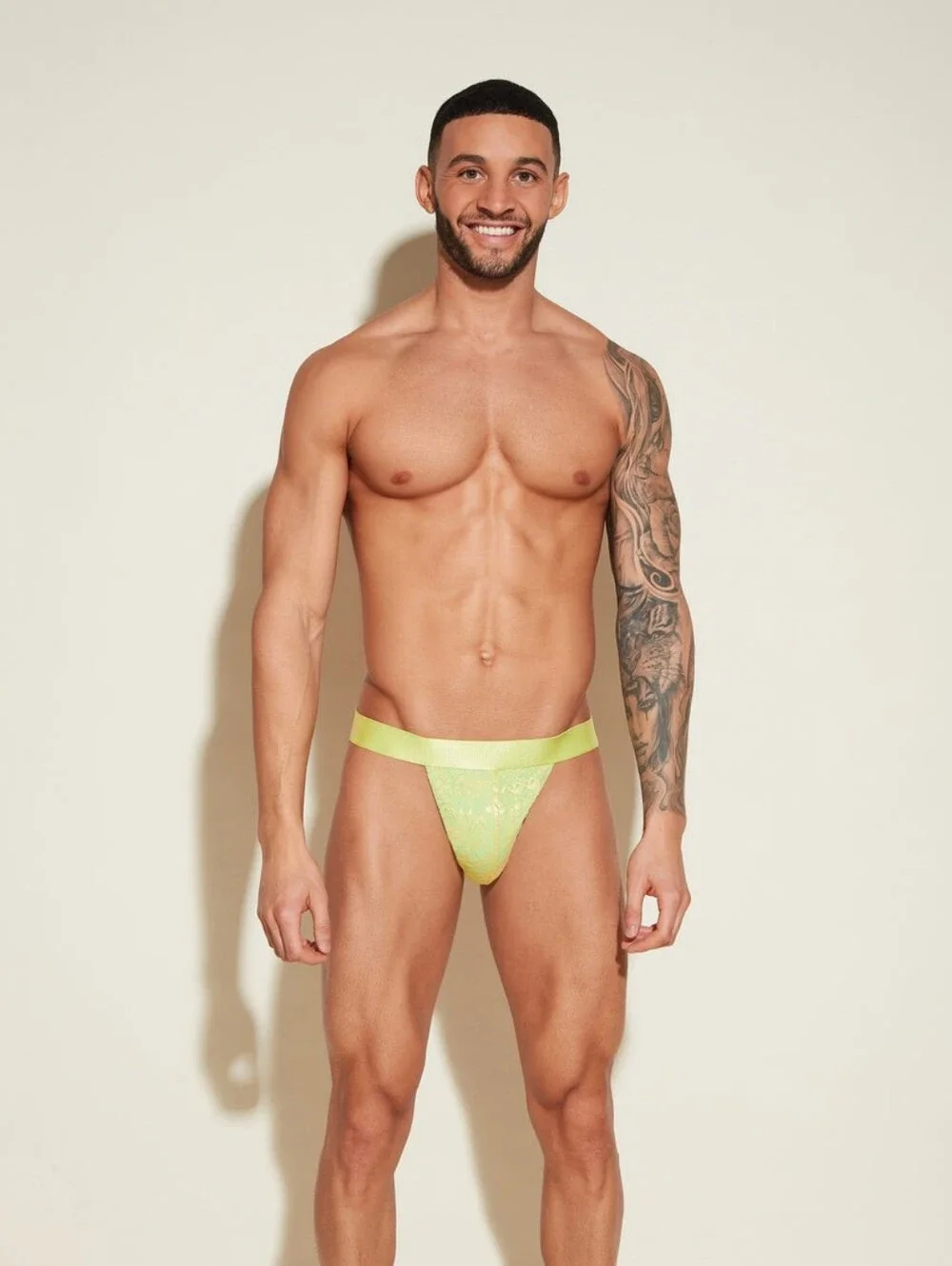 Cosabella Neon Yellow Lace Brief